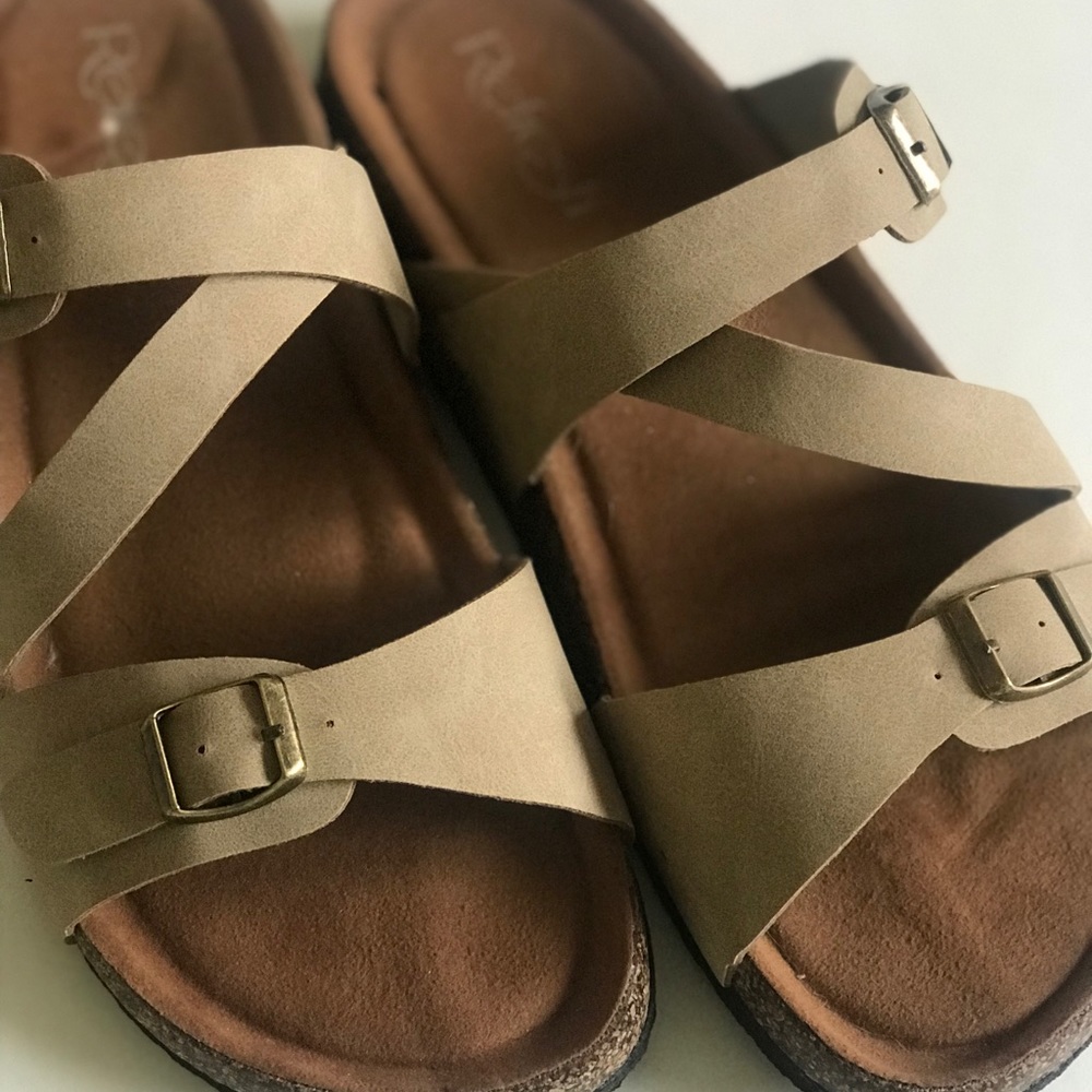 Nude Cork Slide Sandal ** Brand New ** - Picture 4 of 7